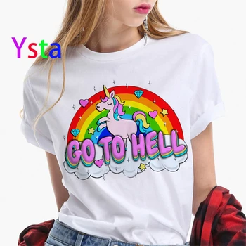 Fashion cute Unicorn print letter t shirt women Cartoon Tees Lady Casual Harajuku T shirt Hipster Streetwear rainbow Tops female 
Fashion cute Unicorn print letter t shirt women Cartoon Tees Lady Casual Harajuku T shirt Hipster Streetwear rainbow Tops female