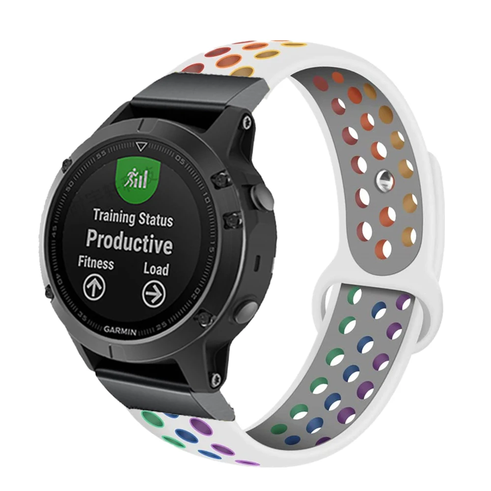 26mm Sport Silicone Watchband Wriststrap for Garmin Fenix 6X 6 Pro 5X 5 Plus 3 HR 20 22mm Easy Fit Quick Release wirstband
26mm Sport Silicone Watchband Wriststrap for Garmin Fenix 6X 6 Pro 5X 5 Plus 3 HR 20 22mm Easy Fit Quick Release wirstband
