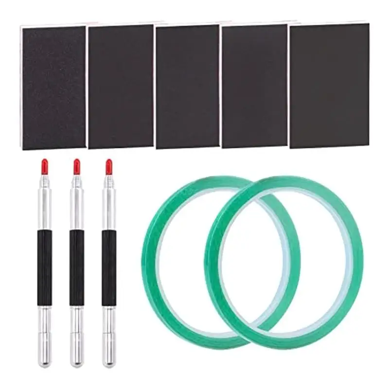 10 Pieces Non-slip Double for Head Glass Marking Pen Tape Sponge Set for Polishing Plastic Models Glass Metal Washable
10 Pieces Non-slip Double for Head Glass Marking Pen Tape Sponge Set for Polishing Plastic Models Glass Metal Washable