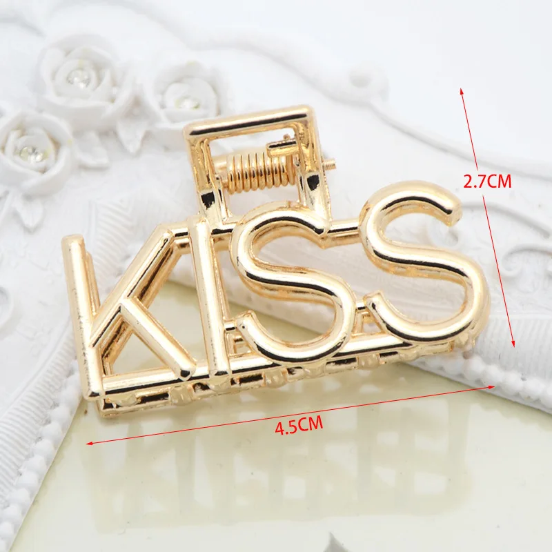 Pince à cheveux géométrique en métal pour femmes et filles, pince à cheveux, pince à cheveux, crabe, accessoires pour couvre-chef, 1 pièce 6