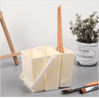 GATYZTORY High Quality Plastic Buckets Wash Pen Barrel For Drawing Art Supplies Triple Water Color Painting Brush Washing Bucket
GATYZTORY High Quality Plastic Buckets Wash Pen Barrel For Drawing Art Supplies Triple Water Color Painting Brush Washing Bucket