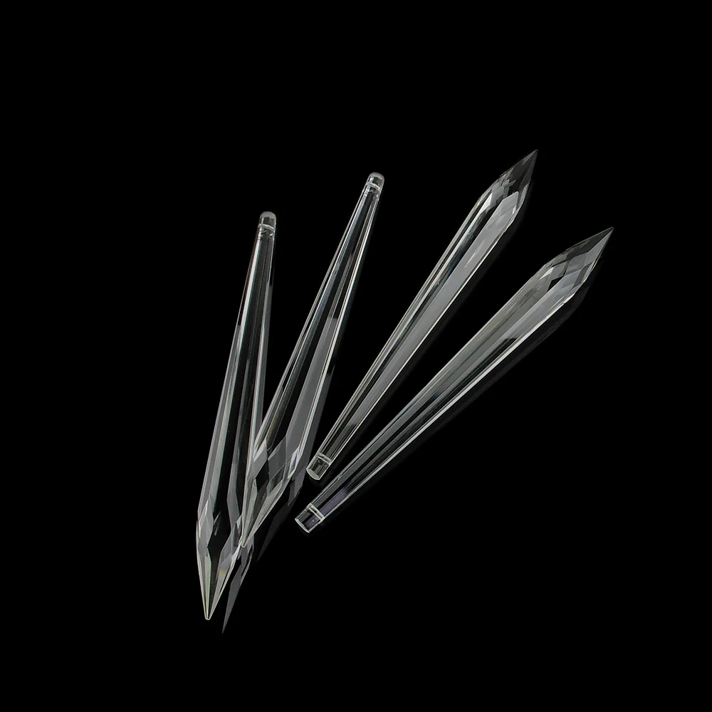 200MM Clear Crystal Icicle U Drop Chandelier Prism Pendant Parts Glass Lighting Pendant For Sale
200MM Clear Crystal Icicle U Drop Chandelier Prism Pendant Parts Glass Lighting Pendant For Sale