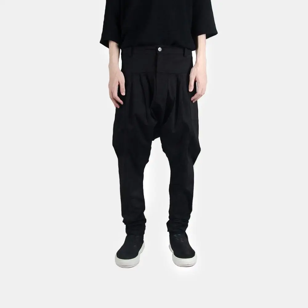 New 2020 Men and Women's Clothing Hair Stylist fashion Catwalk Loose Low crotch Harem Pants Plus Size Singer Costumes
New 2020 Men and Women's Clothing Hair Stylist fashion Catwalk Loose Low crotch Harem Pants Plus Size Singer Costumes