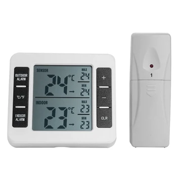Digital Thermometer with C/F Max Min Value Display Temperature Meter Weather Station Tester + Wireless Outdoor Transmitter 0-60C
Digital Thermometer with C/F Max Min Value Display Temperature Meter Weather Station Tester + Wireless Outdoor Transmitter 0-60C