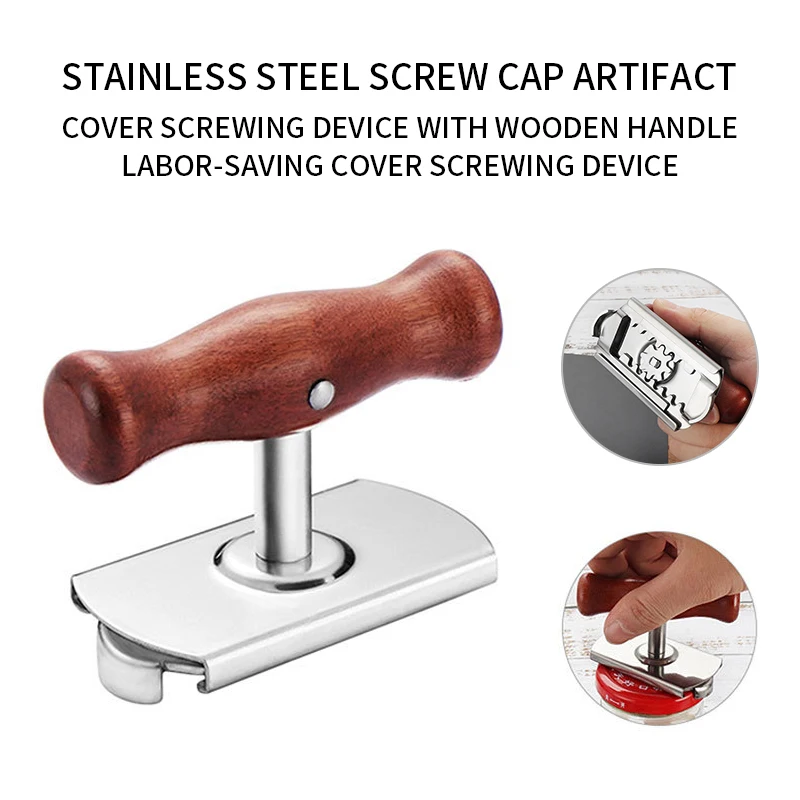 Manual Stainless Steel Easy Can Jar Opener Adjustable 1-4 Inches Cap Lid Openers Tool Kitchen Gadgets for Home Outdoor
Manual Stainless Steel Easy Can Jar Opener Adjustable 1-4 Inches Cap Lid Openers Tool Kitchen Gadgets for Home Outdoor