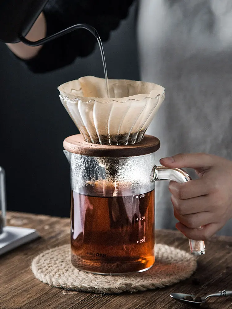 Half Chen Hand Glass Solid Wooden Frame Coffee Filter Cup Thickened Filter Drop Filter Cup Coffeepot Hand Wash Pot Set
Half Chen Hand Glass Solid Wooden Frame Coffee Filter Cup Thickened Filter Drop Filter Cup Coffeepot Hand Wash Pot Set