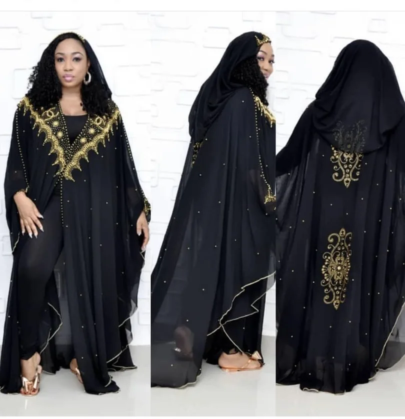 New Style African Dresses for Women Dashiki Diamond Beads African Clothes Abaya Dubai Robe Evening Long Africa Dress Hooded Cape
New Style African Dresses for Women Dashiki Diamond Beads African Clothes Abaya Dubai Robe Evening Long Africa Dress Hooded Cape