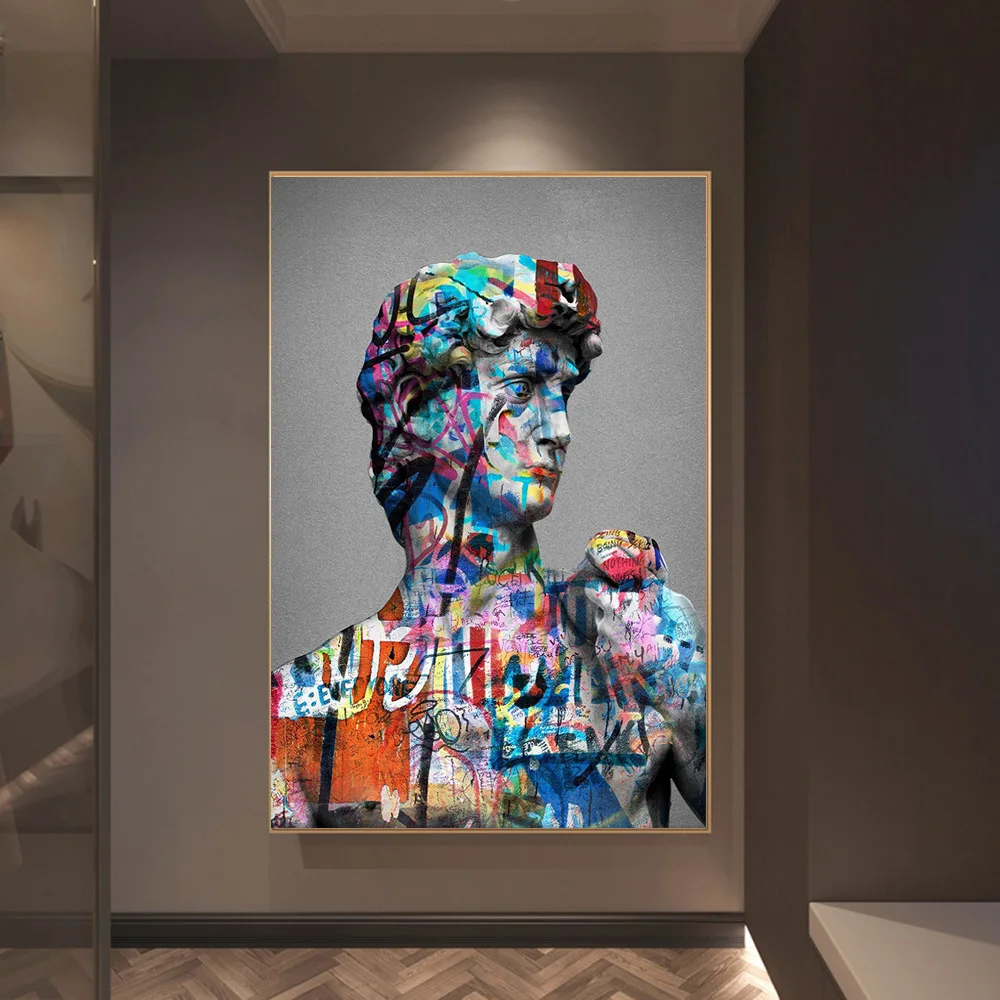 Modern Minimalism Michelangelo Sculpture David sculpture Head Canvas Painting Posters And Prints Wall Pictures For Living Room
Modern Minimalism Michelangelo Sculpture David sculpture Head Canvas Painting Posters And Prints Wall Pictures For Living Room