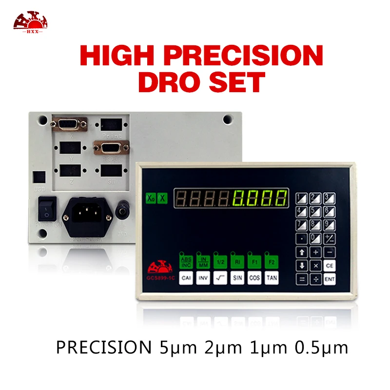 Professional mini 1 axis dro digital readout with pcs 5u linear glass scale sensor encoder for milling lathe | Инструменты