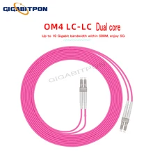 10 pcs/pack LCUPC TO LCUPC OM4 DX fiber optic patch cord 2.0MM multimode fiber optic patch cord
10 pcs/pack LCUPC TO LCUPC OM4 DX fiber optic patch cord 2.0MM multimode fiber optic patch cord