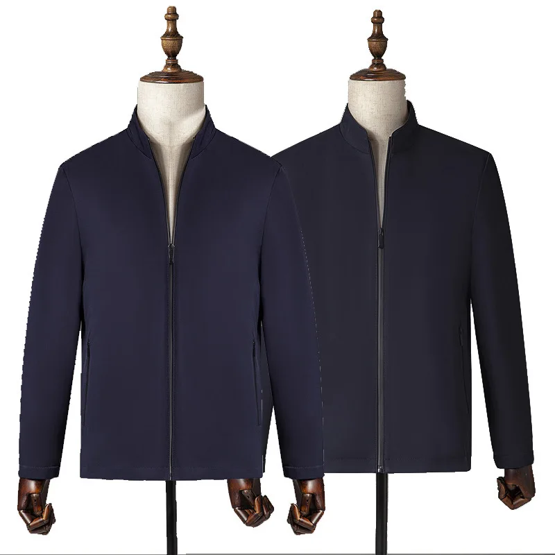 2020 Autumn New Products MEN'S Casual Jacket Men's Stand Collar Zipper Micro Elastic Middle-aged Jacket Dad Coat
2020 Autumn New Products MEN'S Casual Jacket Men's Stand Collar Zipper Micro Elastic Middle-aged Jacket Dad Coat