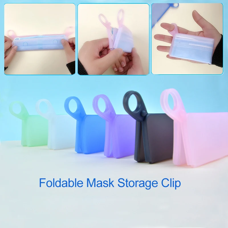 Foldable Portable Multi-color Silicone Case Mask Storage Clip Holder Organizer for Storing Disposable
Foldable Portable Multi-color Silicone Case Mask Storage Clip Holder Organizer for Storing Disposable