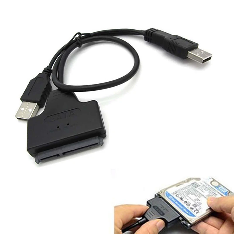 Computer Hard Driver Connection Cables 2.5" 22P 2.0 USB to SATA Cable Serial ATA Adapter For HDD/SSD Laptop Hard Drive
Computer Hard Driver Connection Cables 2.5" 22P 2.0 USB to SATA Cable Serial ATA Adapter For HDD/SSD Laptop Hard Drive