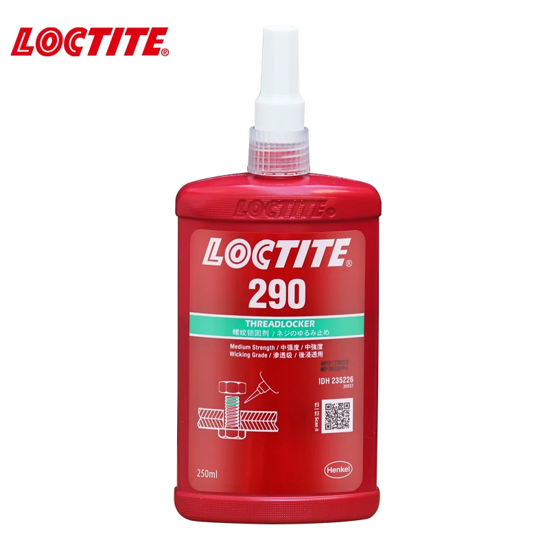 Новый зеленый 250 мл Loctite 290, пропускаемый клей, герметик резьбовых соединений, винтовой уплотнительный клей с низкой вязкостью
Новый зеленый 250 мл Loctite 290, пропускаемый клей, герметик резьбовых соединений, винтовой уплотнительный клей с низкой вязкостью