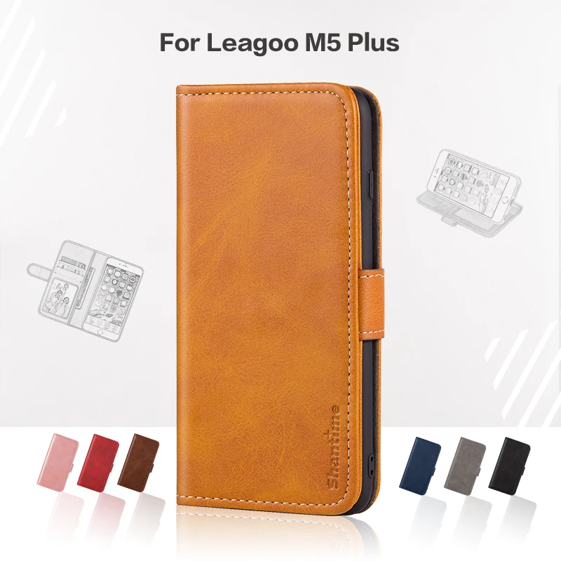 Чехол-книжка для Leagoo M5 Plus деловой чехол роскошный кожаный чехол-кошелек на