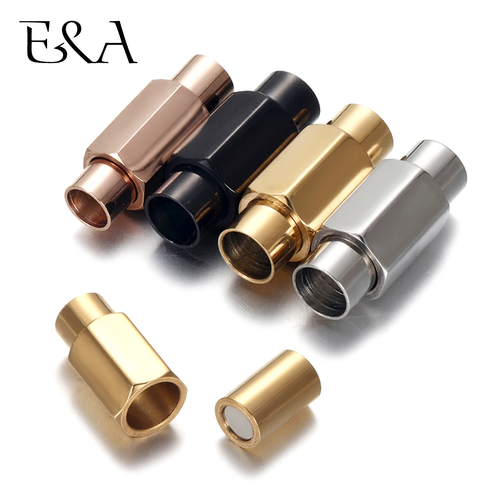2pcs Stainless Steel Magnetic Clasp Hole Size 3 - 6mm Lace Buckle Leather Cord Clasps for Bracelet Jewelry Making Accessories
2pcs Stainless Steel Magnetic Clasp Hole Size 3 - 6mm Lace Buckle Leather Cord Clasps for Bracelet Jewelry Making Accessories