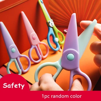 1pc Children Safety Scissors Prevent Hand Injury DIY Photo Plastic Lace Paper-cutting Scissors Random Color for Kids
1pc Children Safety Scissors Prevent Hand Injury DIY Photo Plastic Lace Paper-cutting Scissors Random Color for Kids