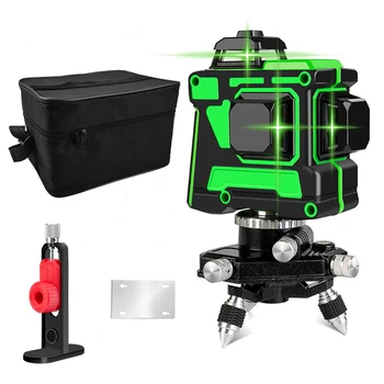 3D Laser Level 360 12 Lines Green Horizontal And Vertical Cross Lines 360 Auto Self-Leveling Green Laser Line Lithium Battery
3D Laser Level 360 12 Lines Green Horizontal And Vertical Cross Lines 360 Auto Self-Leveling Green Laser Line Lithium Battery