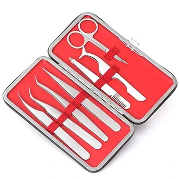 7PCS Eyebrow Trimmer Shaving Tweezers Eyebrow Comb Cosmetic Tools Eyes Makeup Set Beauty Essential With Case
7PCS Eyebrow Trimmer Shaving Tweezers Eyebrow Comb Cosmetic Tools Eyes Makeup Set Beauty Essential With Case