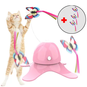 Electronic Pet Cat Teaser Toy Smart Training Automatic Funny Cat Exercise Rotating Butterfly Cat Stick Interactive Supplies
Electronic Pet Cat Teaser Toy Smart Training Automatic Funny Cat Exercise Rotating Butterfly Cat Stick Interactive Supplies