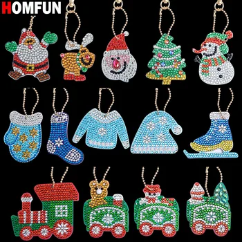 HOMFUN 5D Diamond Painting Keychain Special Rhinestone Embroidery Pendant DIY Craft Kits Cross Stitch Key Chain Accessories
HOMFUN 5D Diamond Painting Keychain Special Rhinestone Embroidery Pendant DIY Craft Kits Cross Stitch Key Chain Accessories