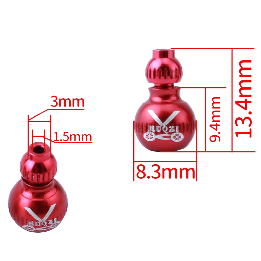 2Pcs Aluminum Alloy Bicycle Bike Brake Cable Cap End Shift Lines Hose Tips Crimps Dust Cover 2Pcs Aluminum Alloy Bicycle Bike Brake Cable Cap End Shift Lines Hose Tips Crimps Dust Cover