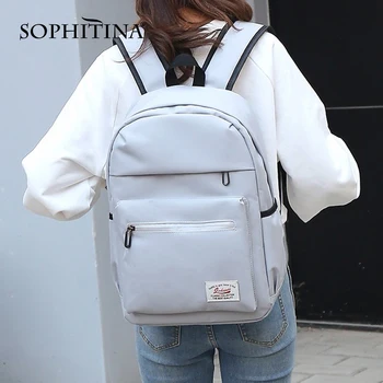 SOPHITINA Fashion School Bags Macaron Color High Capacity Function Layer Vice Bag Side Bag Zipper Bags Packback School Bags E19
SOPHITINA Fashion School Bags Macaron Color High Capacity Function Layer Vice Bag Side Bag Zipper Bags Packback School Bags E19