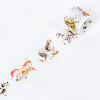 4cm x 5M Unicorn Horses Washi Paper Masking Tape Decorative DIY Craft Notebook Decor
4cm x 5M Unicorn Horses Washi Paper Masking Tape Decorative DIY Craft Notebook Decor