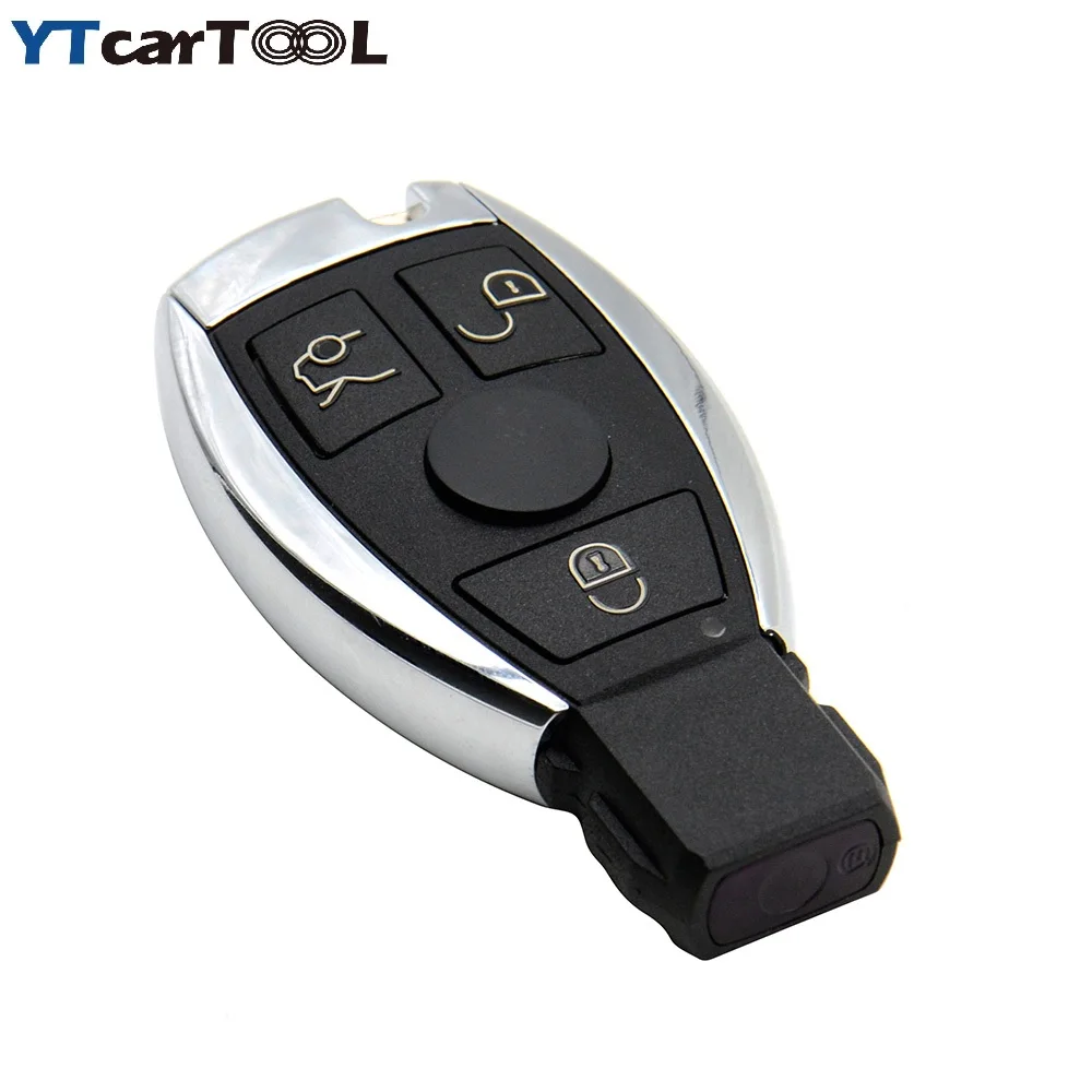 Новый 3 кнопки Smart Remote Key для Mercede Benz с чипом NEC 315/433 МГц опционально поддерживает