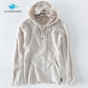 Men Spring And Autumn Fashion Brand Japan Style Cotton Linen Striped Hooded Shirt Male Casual Thin Beach Shirts
Men Spring And Autumn Fashion Brand Japan Style Cotton Linen Striped Hooded Shirt Male Casual Thin Beach Shirts