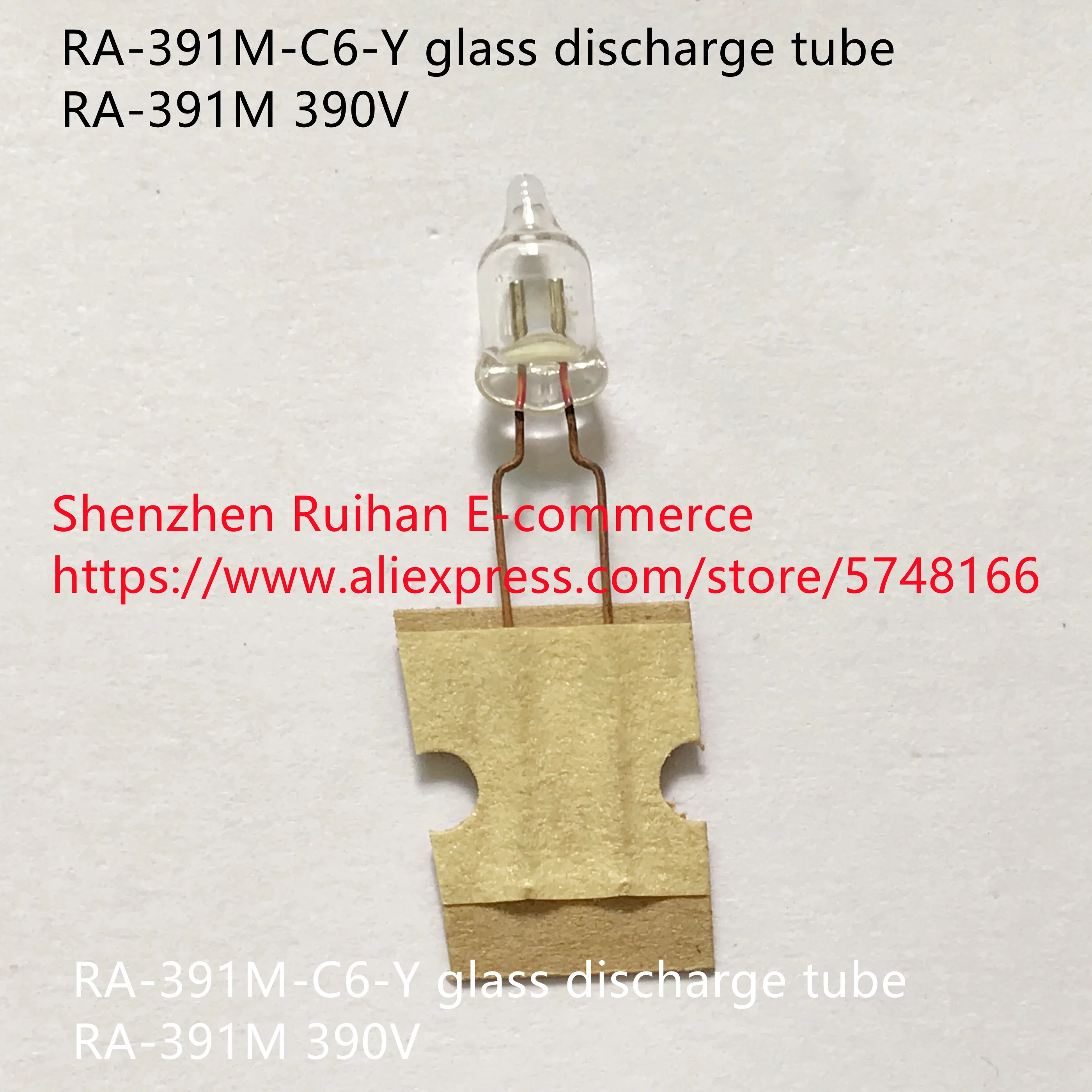 

Original new 100% RA-391M-C6-Y glass discharge tube fuse RA-391M 390V 39