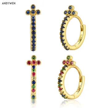 ANDYWEN 925 Sterling Silver Gold Blue Rainbow Piercing Hoops Earring Circle Colorful Rainbow Luxury Ohrringe Loops Fine Jewelry
ANDYWEN 925 Sterling Silver Gold Blue Rainbow Piercing Hoops Earring Circle Colorful Rainbow Luxury Ohrringe Loops Fine Jewelry