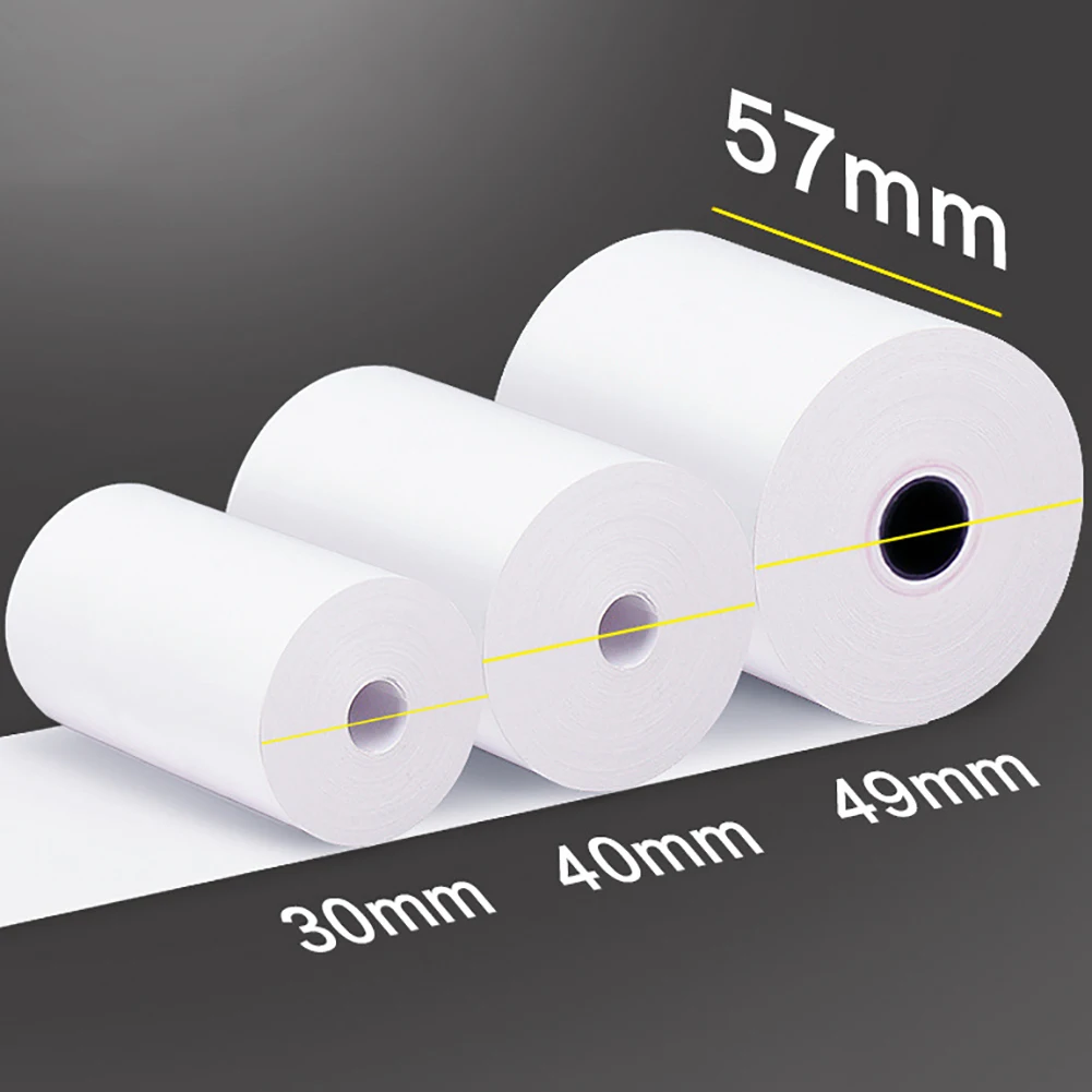 thermal paper 57 x 30 mm POS printer 5 rolls mobile bluetooth cash register paper rollfor Paperang & Peripage Mini Printer
thermal paper 57 x 30 mm POS printer 5 rolls mobile bluetooth cash register paper rollfor Paperang & Peripage Mini Printer