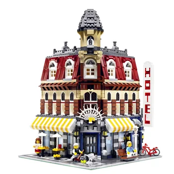 Ideas Cafe Corner Shop Hotel 2133Pcs Creator Street View Model Building Blocks Toys Educational City Bricks MOC Expert
Ideas Cafe Corner Shop Hotel 2133Pcs Creator Street View Model Building Blocks Toys Educational City Bricks MOC Expert