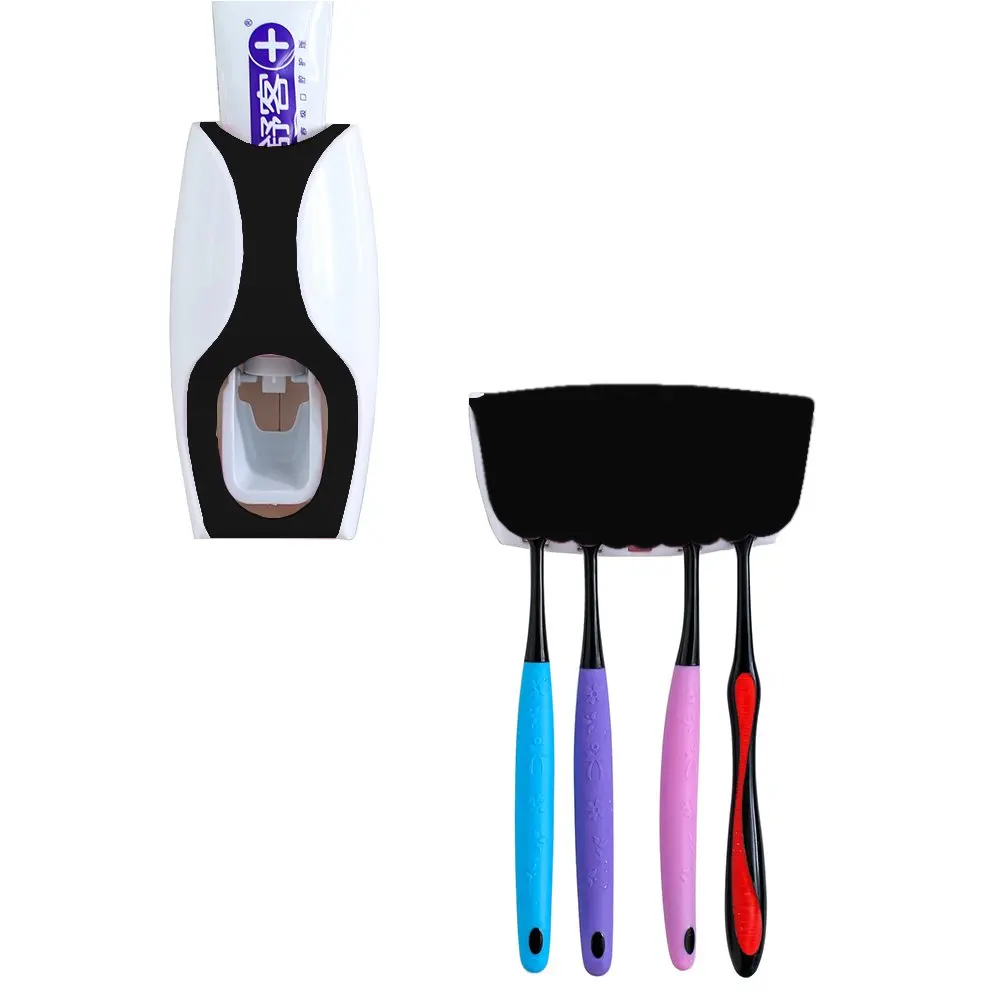 Toothpaste Toothbrush Dispenser Holder Toothpaste Dispenser Automatic Dustproof Toothpaste Squeezer with Sticky Pad Wall-Mount
Toothpaste Toothbrush Dispenser Holder Toothpaste Dispenser Automatic Dustproof Toothpaste Squeezer with Sticky Pad Wall-Mount