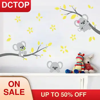 Cute Koalas Tree Branches Nursery Wall Stickers Wall Art Decals Removable DIY Vinyl Poster for Baby Kids Room Home Decoration
Cute Koalas Tree Branches Nursery Wall Stickers Wall Art Decals Removable DIY Vinyl Poster for Baby Kids Room Home Decoration