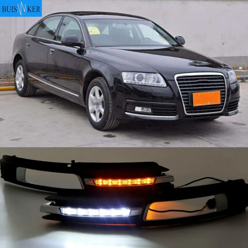 Светодиодный дневной светильник DRL светильник колпак противотуманных фар для Audi A6L A6 C6 2009-2011 для зарядное устройство Quattro RS Кабриолет Allroad спереди 
Светодиодный дневной светильник DRL светильник колпак противотуманных фар для Audi A6L A6 C6 2009-2011 для зарядное устройство Quattro RS Кабриолет Allroad спереди