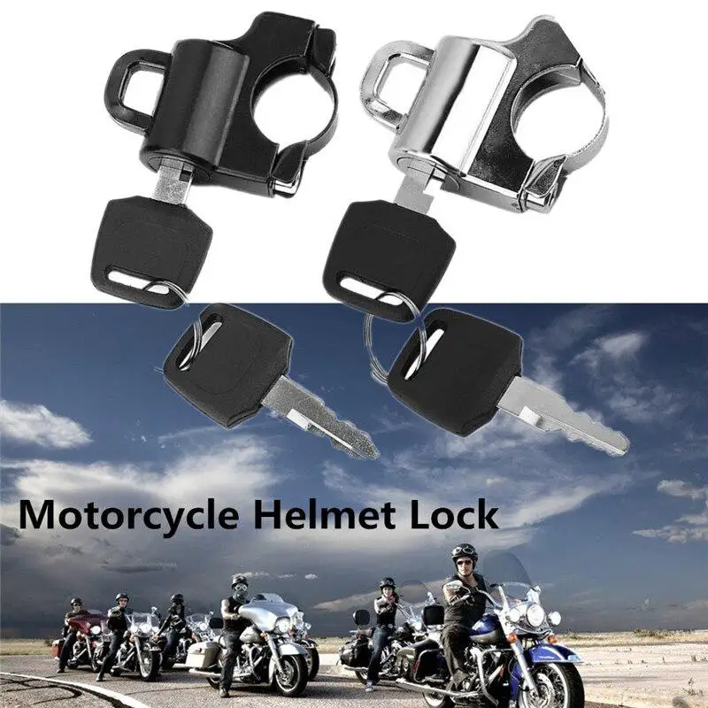 Universal Motorcycle Helmet Lock 22MM Handlebars Helmet Security Lock Padlock with 2 Keys for Motorcycle with 22MM Handlebar
Universal Motorcycle Helmet Lock 22MM Handlebars Helmet Security Lock Padlock with 2 Keys for Motorcycle with 22MM Handlebar