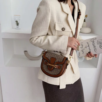 Women's Fashion Vintage Plaid/Leopard Handbag OL Crossbody Bag Shoulder Bag Office Daily Saddle Bags
Women's Fashion Vintage Plaid/Leopard Handbag OL Crossbody Bag Shoulder Bag Office Daily Saddle Bags