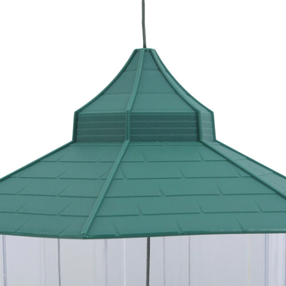 Waterproof Gazebo Hanging Wild Bird Feeder Outdoor Feeding For Garden Decor Hanging Pet Bird Feeder House Bird Feed Dispenser
Waterproof Gazebo Hanging Wild Bird Feeder Outdoor Feeding For Garden Decor Hanging Pet Bird Feeder House Bird Feed Dispenser