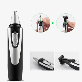 Portable 2-In-1 Hair Trimmer Set Electric Nose Hair Trimmer Clipper Battery-Operated Ear Hair Side Burns Shaver Body Washable
Portable 2-In-1 Hair Trimmer Set Electric Nose Hair Trimmer Clipper Battery-Operated Ear Hair Side Burns Shaver Body Washable