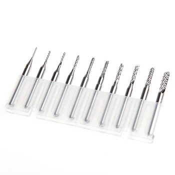 10Pcs 1/8'' 0.8-3.175mm Drill Bits Engraving Cutter Rotary PCB CNC End Mill Set
10Pcs 1/8'' 0.8-3.175mm Drill Bits Engraving Cutter Rotary PCB CNC End Mill Set