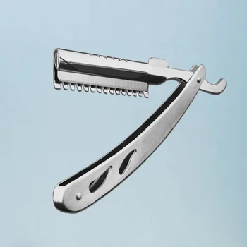 Full Steel Vintage Manual Scraper Razor Beard Haircut Knife Eyebrow Shaping Tool for Salon Barber Home DIY Craft
Full Steel Vintage Manual Scraper Razor Beard Haircut Knife Eyebrow Shaping Tool for Salon Barber Home DIY Craft