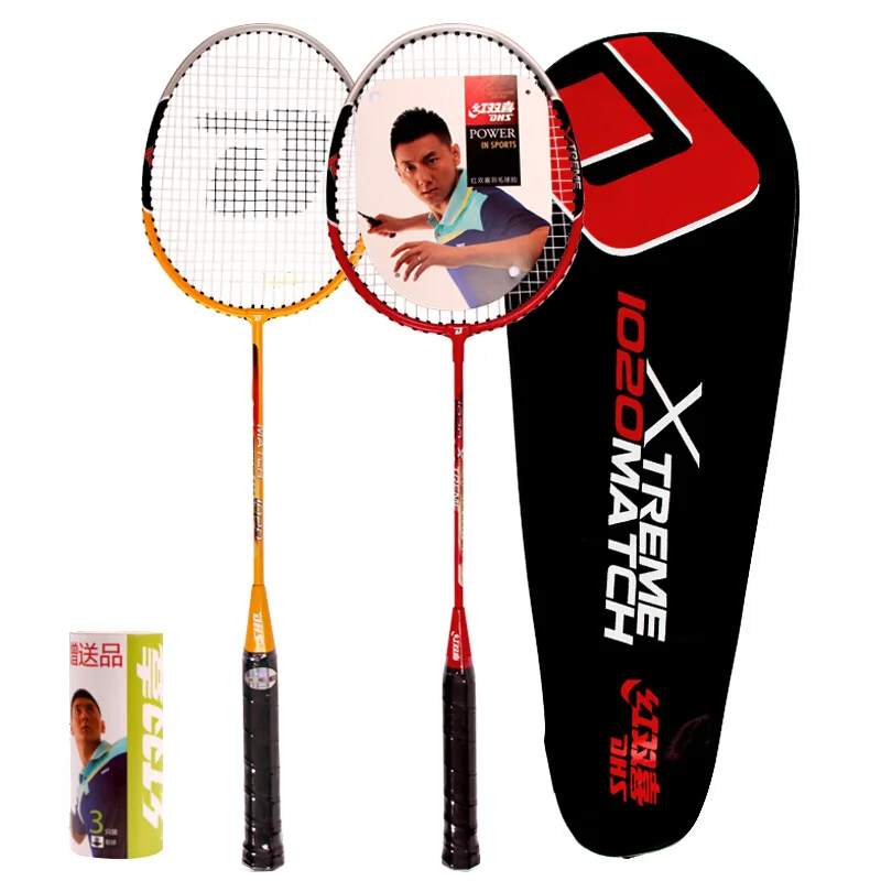 DHS Badminton Racket Affordable Double Racket Set Alloy Feather Racket 1020 (Threaded)
DHS Badminton Racket Affordable Double Racket Set Alloy Feather Racket 1020 (Threaded)