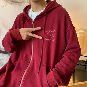 2020Spring And Autumn New Youth Popular Personality Embroidery Loose Hooded Sweatshirt Fashion Casual Solid Color Cardigan M-2XL
2020Spring And Autumn New Youth Popular Personality Embroidery Loose Hooded Sweatshirt Fashion Casual Solid Color Cardigan M-2XL