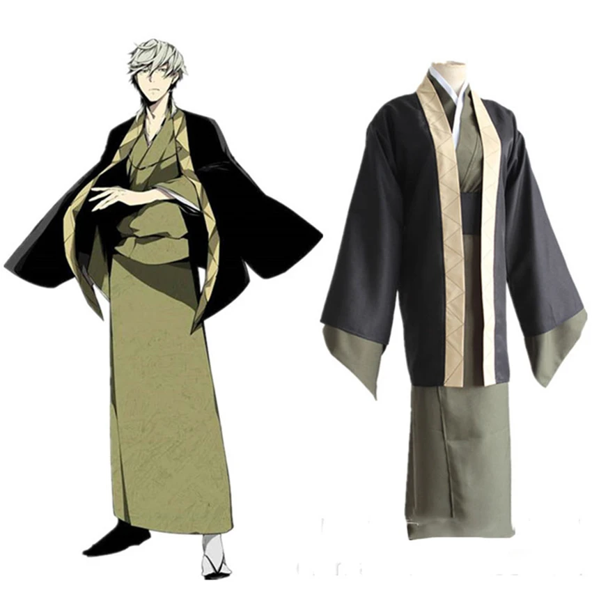 Stray-Dogs-Anime-Armed-Detective-Yukichi-Fukuzawa-Kimono-Cosplay-Men-Samurai-Halloween-Carnival-Party-Cosplay-Costumes