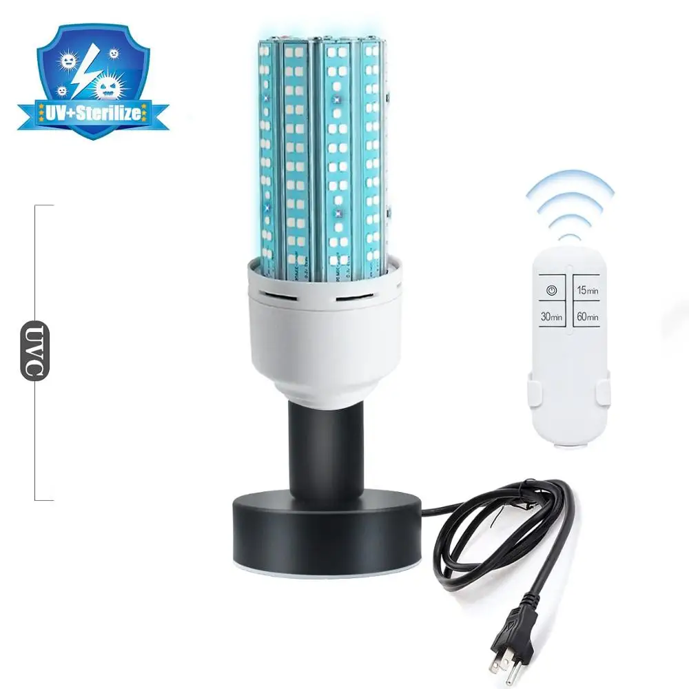 LED Disinfection Lamp, UV Light, 30W Bulb with Remote Control, Suitable for Home, Restaurant,Office, Warehouse, Supermarket
LED Disinfection Lamp, UV Light, 30W Bulb with Remote Control, Suitable for Home, Restaurant,Office, Warehouse, Supermarket