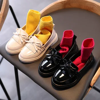 2020 Girls Tassel Leather Formal Dress Flats Kid Bowknot Loafers Children Princess School Slip-on Shoes
2020 Girls Tassel Leather Formal Dress Flats Kid Bowknot Loafers Children Princess School Slip-on Shoes