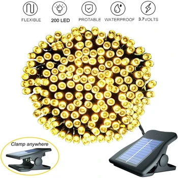 Solar String Lights Outdoor Upgraded Super Bright Solar Lights Outdoor with Much Bigger LED Bulbs Waterproof Fairy Lights Garden
Solar String Lights Outdoor Upgraded Super Bright Solar Lights Outdoor with Much Bigger LED Bulbs Waterproof Fairy Lights Garden