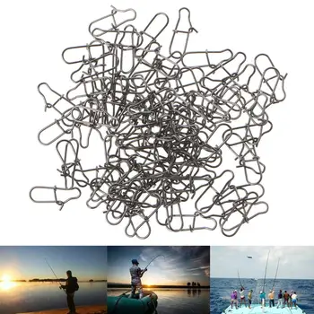 New 100pcs Mixed Size Nice Fastlock Snap Fishing Barrel Swivel Safety Snaps Hook
New 100pcs Mixed Size Nice Fastlock Snap Fishing Barrel Swivel Safety Snaps Hook